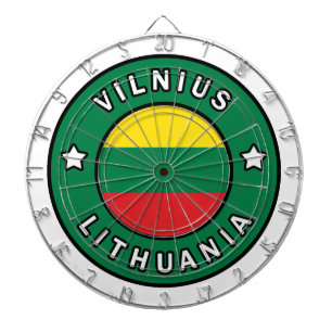 Vilnius Litauen Dartscheibe