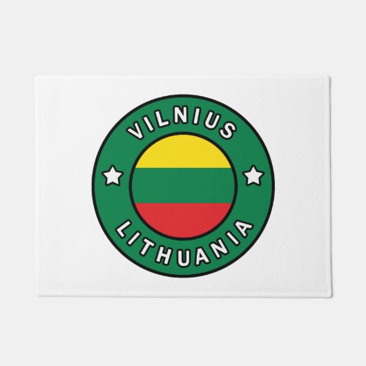 Vilnius Litauen Fußmatte (Vorderseite)