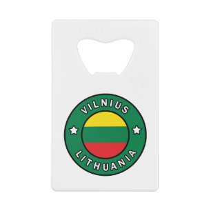 Vilnius Litauen Geldbeutel Flaschenöffner