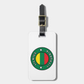 Vilnius Litauen Gepäckanhänger (Vorderseite vertikal)