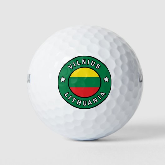 Vilnius Litauen Golfball (Vorderseite)