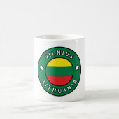 Vilnius Litauen Kaffeetasse (Mittel)