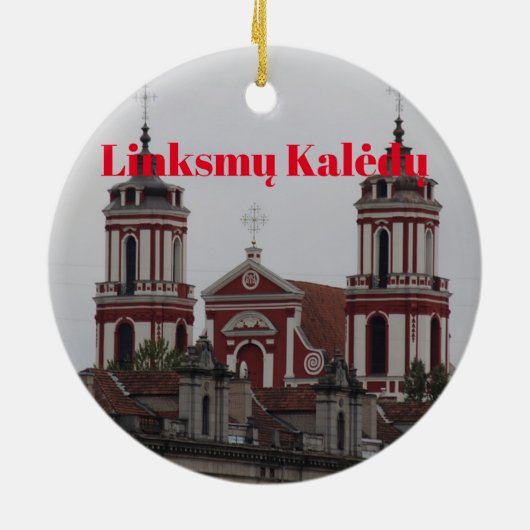 Vilnius Litauen Keramik Ornament (Hinten)