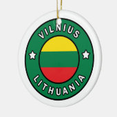 Vilnius Litauen Keramik Ornament (Links)