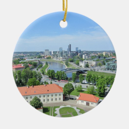 Vilnius, Litauen Keramik Ornament (Vorne)