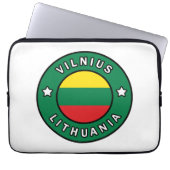 Vilnius Litauen Laptopschutzhülle (Vorderseite)