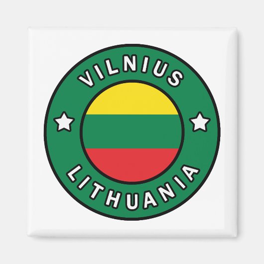 Vilnius Litauen Magnet (Vorne)