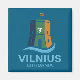 Vilnius Litauen Magnet