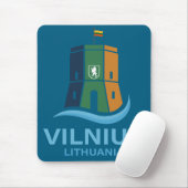 Vilnius Litauen Mousepad (Mit Mouse)