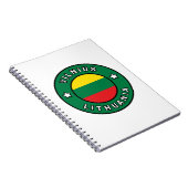 Vilnius Litauen Notizblock (Rechte Seite)