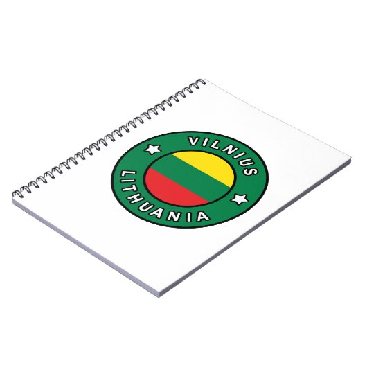 Vilnius Litauen Notizblock (Linke Seite)