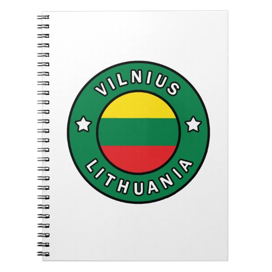 Vilnius Litauen Notizblock (Vorderseite)