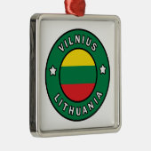 Vilnius Litauen Ornament Aus Metall (Rechts)