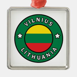 Vilnius Litauen Ornament Aus Metall