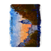 Vilnius Litauen Panorama View Magnet (Vertikal)