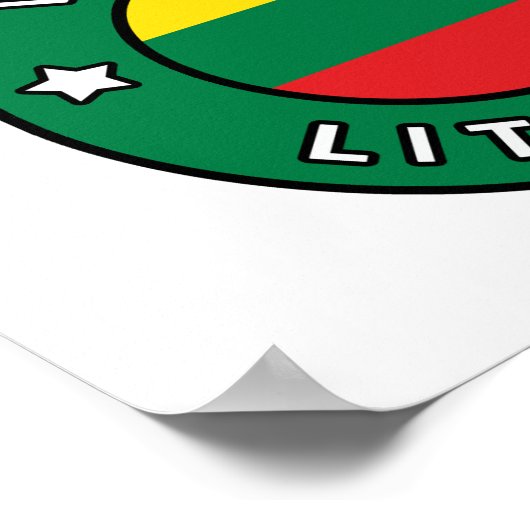 Vilnius Litauen Poster (Ecke)