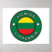 Vilnius Litauen Poster (Vorne)
