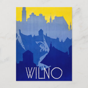 Vilnius, Litauen,  Postkarte