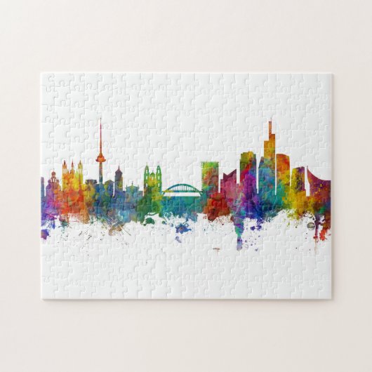 Vilnius Litauen Skyline Puzzle (Horizontal)