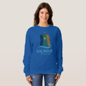 Vilnius Litauen Sweatshirt (Vorne ganz)