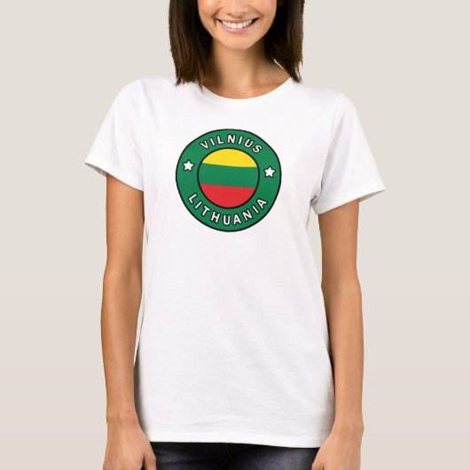 Vilnius Litauen T-Shirt (Vorderseite)