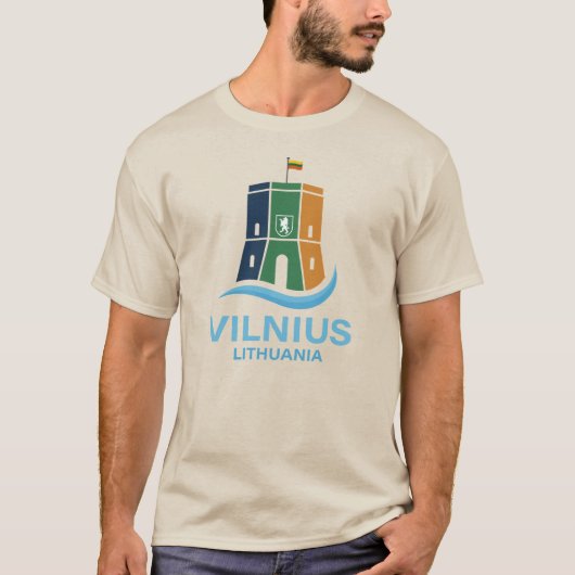 Vilnius Litauen T-Shirt (Vorderseite)