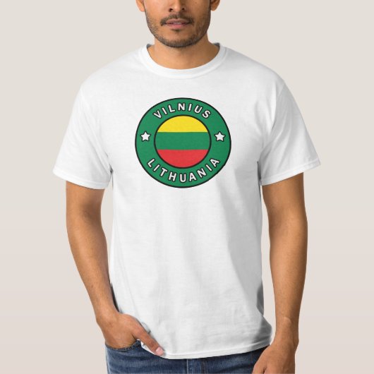 Vilnius Litauen T-Shirt (Vorderseite)