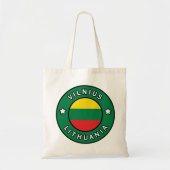 Vilnius Litauen Tragetasche (Vorne)