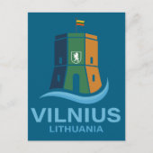 Vilnius Lithuania Postkarte (Vorderseite)