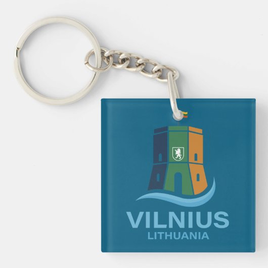 Vilnius Lithuania Schlüsselanhänger (Vorderseite)