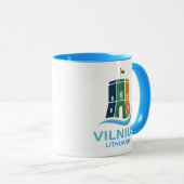 Vilnius Lithuania Tasse (VorderseiteRechts)