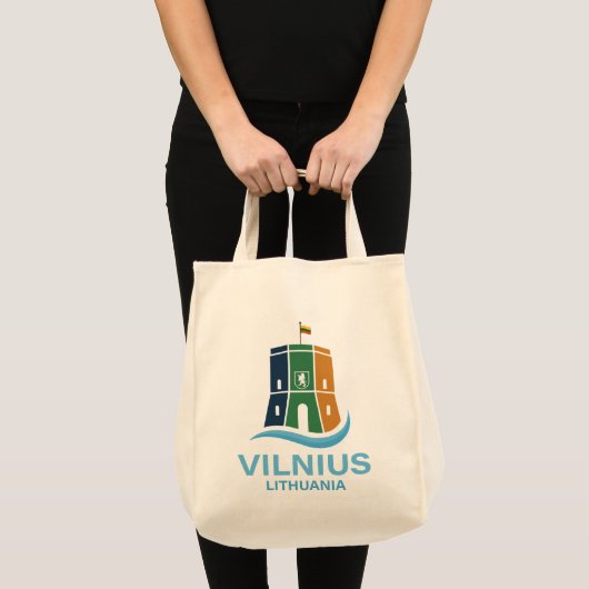 Vilnius Lithuania Tragetasche (Vorderseite (Produkt))