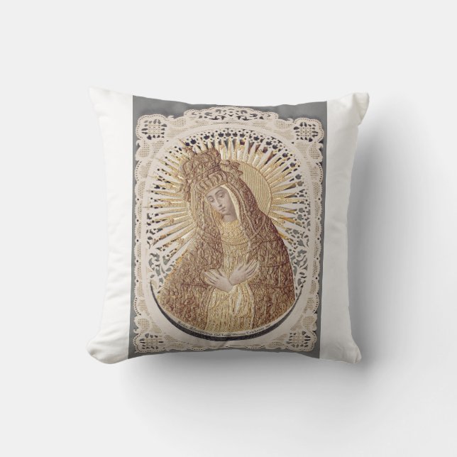 Vilnius Madonna im Gebet ... schöne Kunst Kissen (Vorderseite)