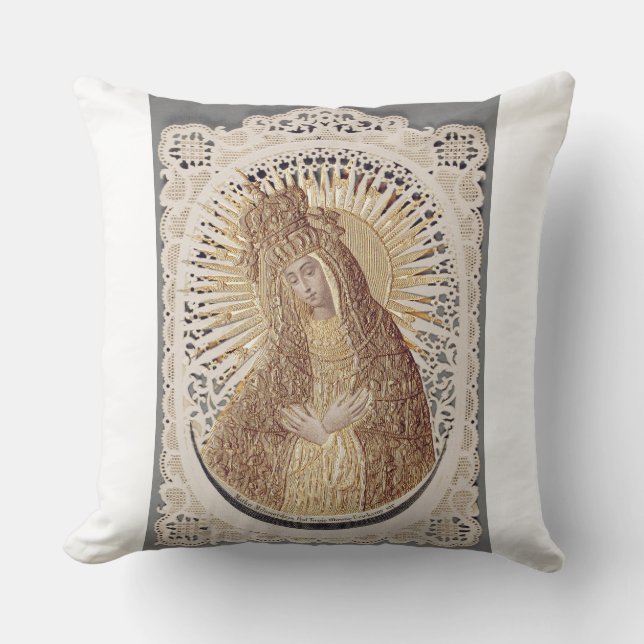 Vilnius Madonna im Gebet ... schöne Kunst Kissen (Vorderseite)