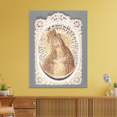 Vilnius Madonna im Gebet ... schöne Kunst Leinwanddruck (Insitu (Wohnzimmer))