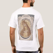 Vilnius Madonna im Gebet ... schöne Kunst T-Shirt (Rückseite)