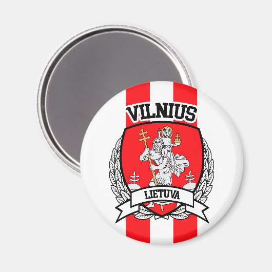 Vilnius Magnet (Vorderseite/Rückseite)