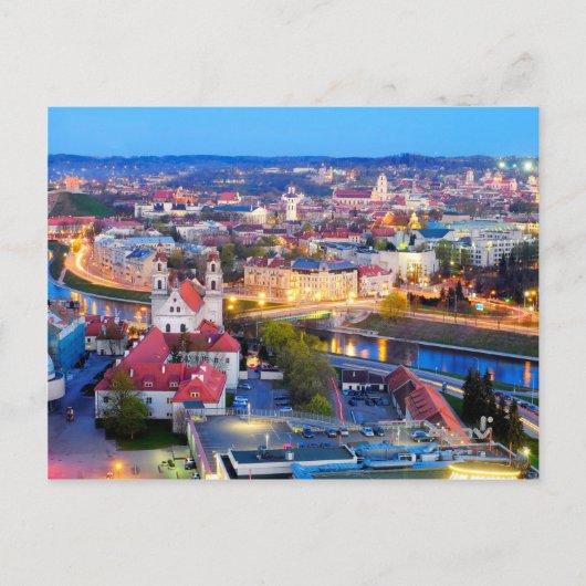 Vilnius Postkarte (Vorderseite)