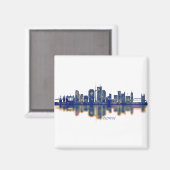 Vilnius Skyline Magnet (Vorderseite/Rückseite)