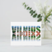 Vilnius Text mit Reflexion (Stehend Vorderseite)