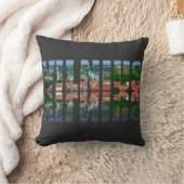 Vilnius Text mit Reflexion Kissen (Decke)