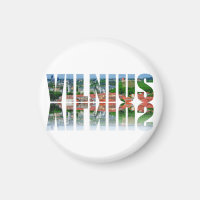Vilnius Text mit Reflexion