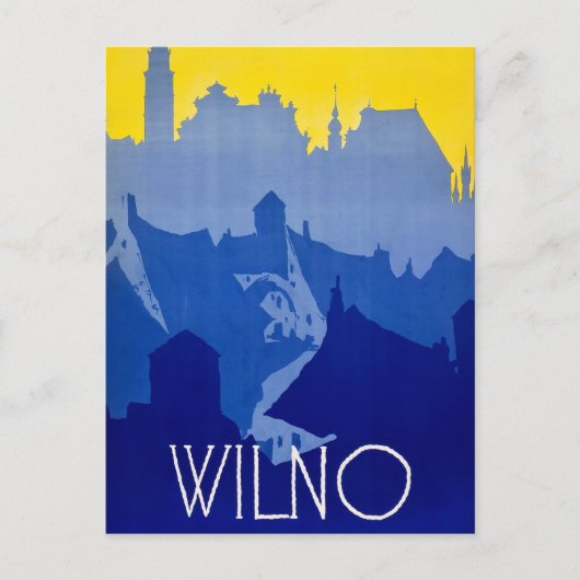 Vilnus, Litauen Postkarte (Vorderseite)