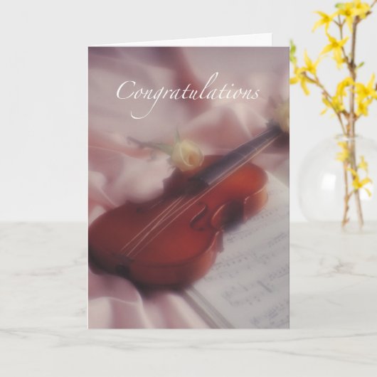 Viloin Glückwunsch Karte (Gelbe Blume)