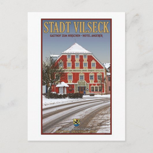 Vilseck - Gasthof zum Hirschen Postkarte (Vorderseite)