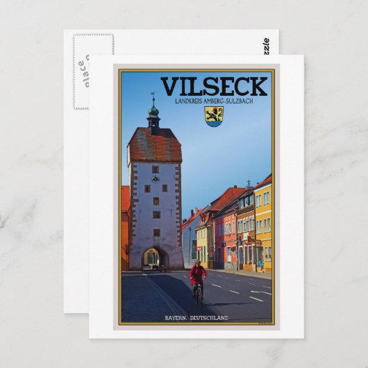 Vilseck - Tower Postkarte (Vorne/Hinten)