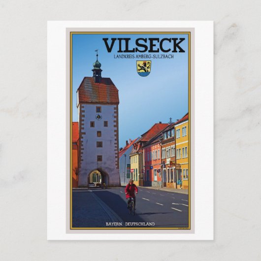 Vilseck - Turm Postkarte (Vorderseite)