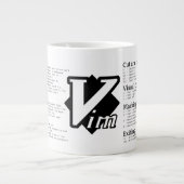 VIM Cheat Sheet-Tasse Jumbo-Tasse (Vorderseite)