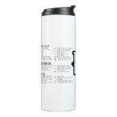 VIM Cheat Sheet-Tasse Thermosbecher (Nach links gedreht)