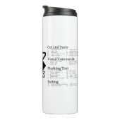 VIM Cheat Sheet-Tasse Thermosbecher (Nach rechts gedreht)